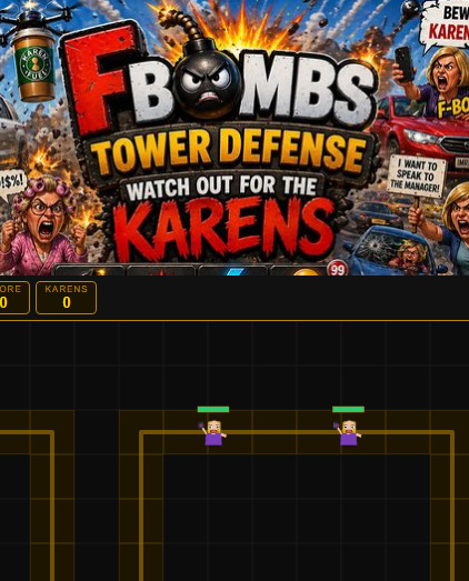 F-Bombs Tower Defense — Boojabaunga Contest