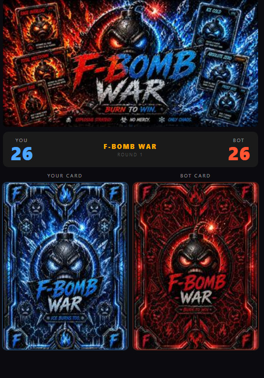 F-Bomb War — Boojabaunga Contest