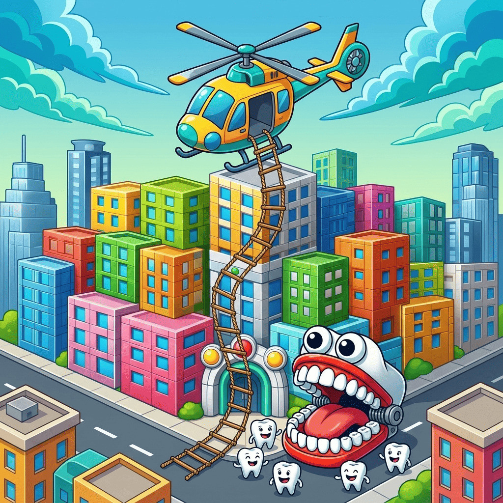 Get to the Choppa — contest game art