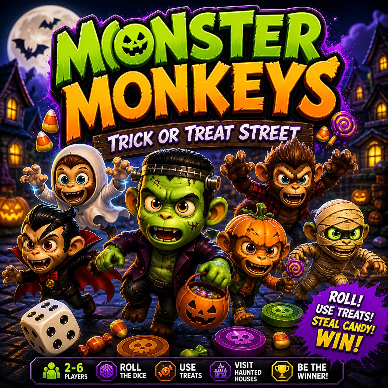 Monster Monkeys — online board game