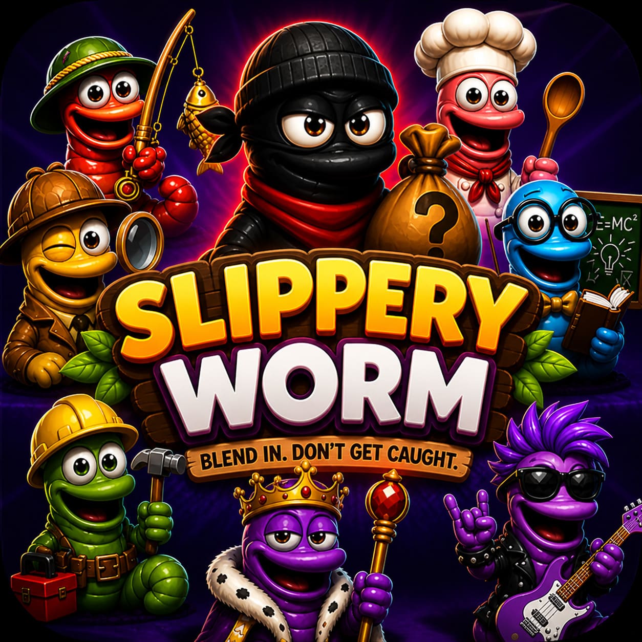 Slippery Worm — online board game
